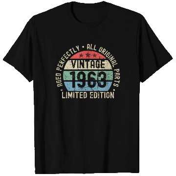 Discover 60th Birthday Vintage 1963 T Shirts