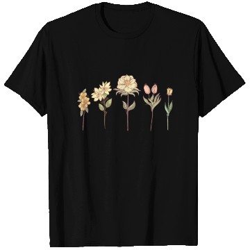 Discover Wildflower, Flowers Plants Botany, Ladies T Shirts