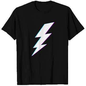 Discover Lightning Bolt Vaporwave Storm Lightning T Shirts