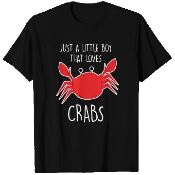 Discover Just A Little Boy Who Loves Crabs Crab Lover T Shirts