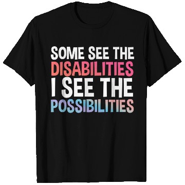 Discover I See Possabilities Special Education Teacher T Shirts