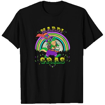 Discover 2023 Mardi Gras Party Hat T Rex Drummer Mardi T Shirts
