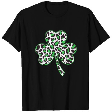 Discover Cute Shamrock Leopard Print St Patricks Day Irish T Shirts