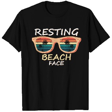 Discover Resting Beach Face, Summer beach T Shirts