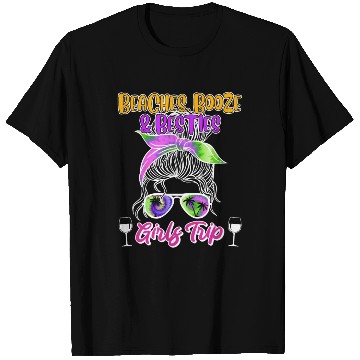 Discover Beaches Booze Besties Girls Trip Spring Break T Shirts