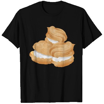 Discover Illustration of three stuffed cream puffs T Shirts