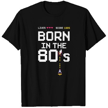 Discover 1985 Birtday Retro Gamer Pixel Born in the 80s T Shirts