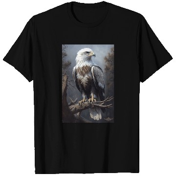 Discover Majestic White-Headed Eagle in the Wild T Shirts