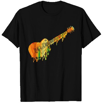 Discover Melting Guitar, Guitar Lover T Shirts