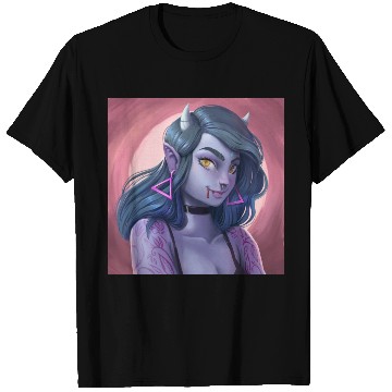 Discover Alpha Female illustration as vampire T Shirts