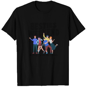 Discover Funny Besties Weekend Trip 2023 Best Friend Vacay T Shirts