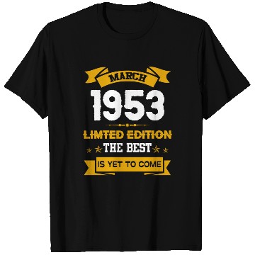 Discover March 1953 Birthday Surprise T Shirts