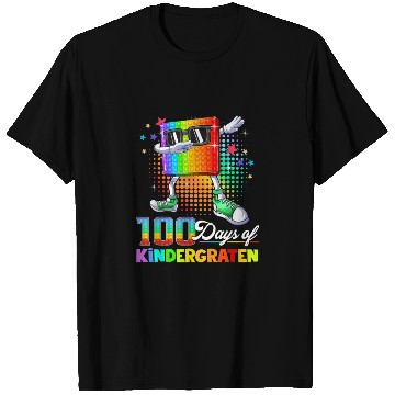 Discover 100 Days Of Kindergarten School Teacher Funny T Shirts
