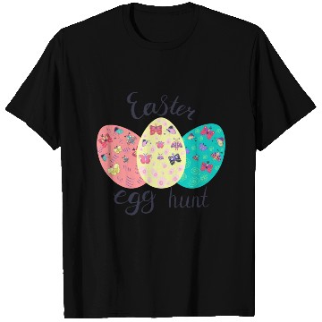 Discover Easter Egg hunt Sublimation T Shirts