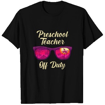Discover Preschool kindergarten educator off duty teacher T Shirts