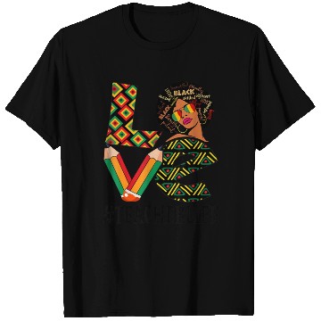 Discover Teacher Love Afro African American T Shirts