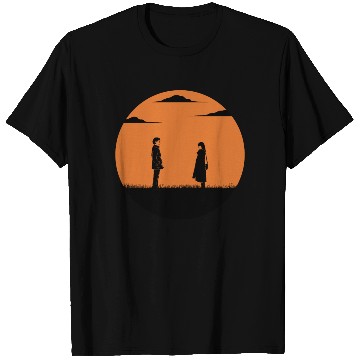 Discover Love or parting in the full moon T Shirts
