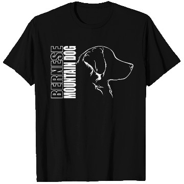 Discover Funny Bernese Mountain Dog Profile dog mom T Shirts