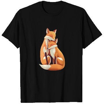 Discover Fox forest animal foxes siblings bro sis nature T Shirts
