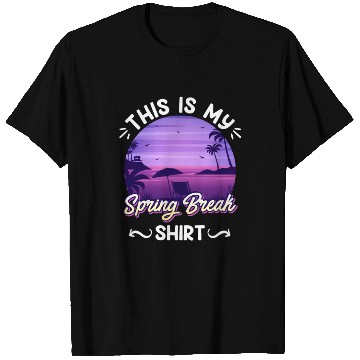 Discover Party Sun Beach This is my Spring Break T Shirts