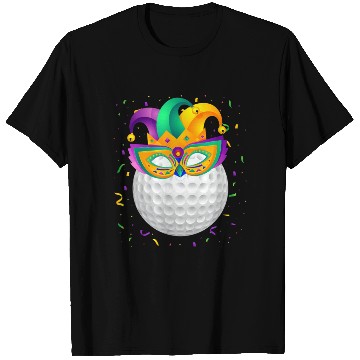 Discover Golf Ball Mardi Gras T Shirts