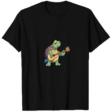 Discover Turtle Tortoise Guitar Players Guitarist T Shirts