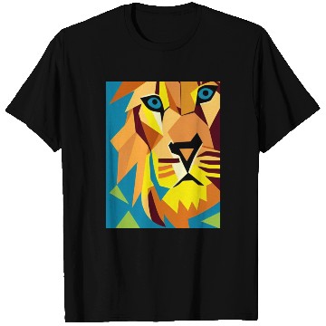 Discover Abstract Geometric Lion T Shirts