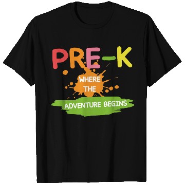 Discover Pre-K Where The Adventure Begins Back to School T Shirts