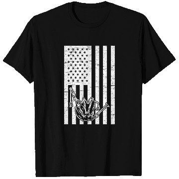 Discover Bagpipe American Flag Bagpiper US Flag Bagpipe T Shirts