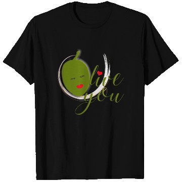 Discover Olive you - I Love You T Shirts