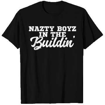 Discover Nazty Boyz in the Buildin Coach Gang Wear Black T Shirts