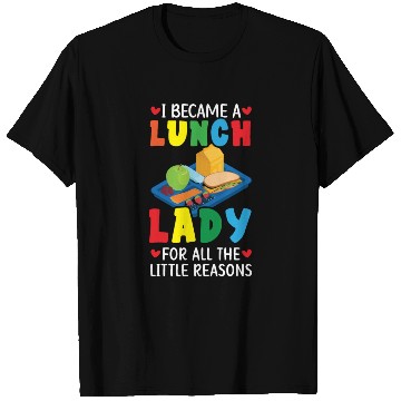 Discover Lunch Boss Cafeteria Worker Lady Cook Lunch Lady T Shirts