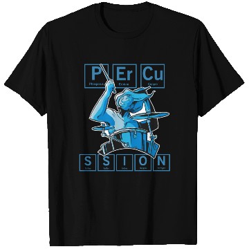 Discover Funny Percussion Music Science Drummer Periodic Ta T Shirts