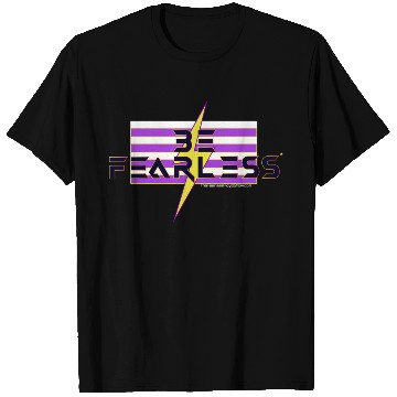 Discover Be Fearless Flag w/Bolt (white text) T Shirts