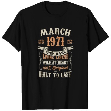 Discover March 1971 Birthday Surprise T Shirts
