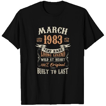 Discover March 1983 Birthday Surprise T Shirts