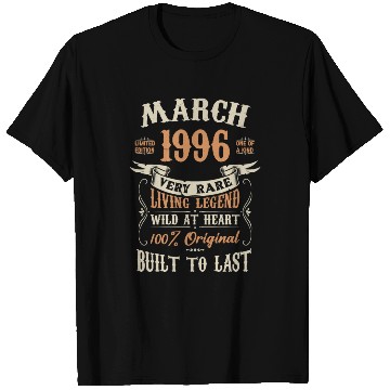 Discover March 1996 Birthday Surprise T Shirts
