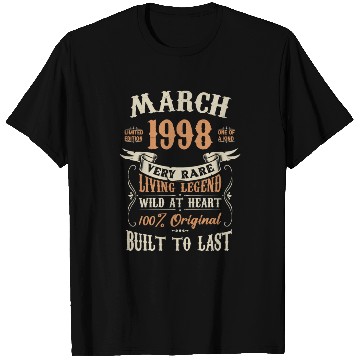 Discover March 1998 Birthday Surprise T Shirts