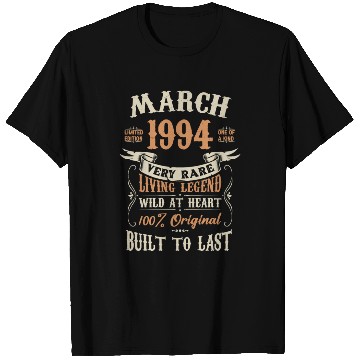 Discover March 1994 Birthday Surprise T Shirts