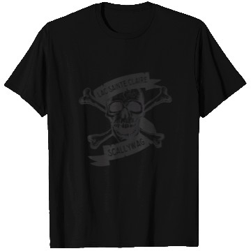 Discover Michigan Lake St Clair Pirate Skull Bones Boating T Shirts