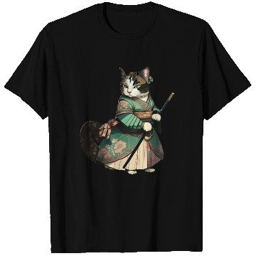 Discover Cat Dressed as Mulan T Shirts