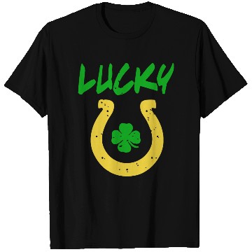 Discover Luck St Patrick s Day Horse Shoe irish T Shirts
