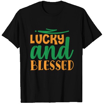 Discover Lucky and Blessed T Shirts