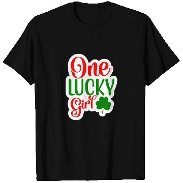 Discover One Lucky Girl T Shirts