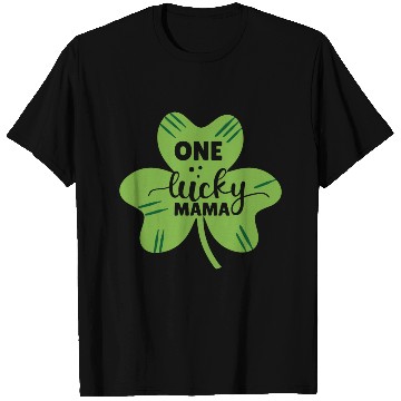 Discover one lucky mama T Shirts