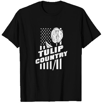 Discover Tulip Gardening Us Flag Tulips T Shirts