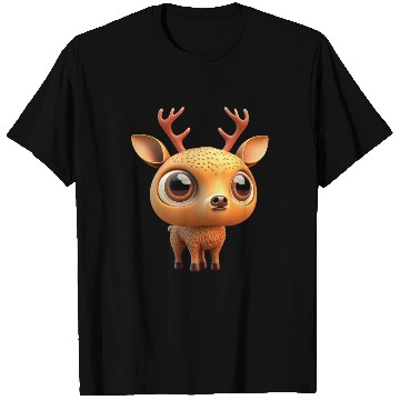 Discover Cute deer cartoon character T Shirts