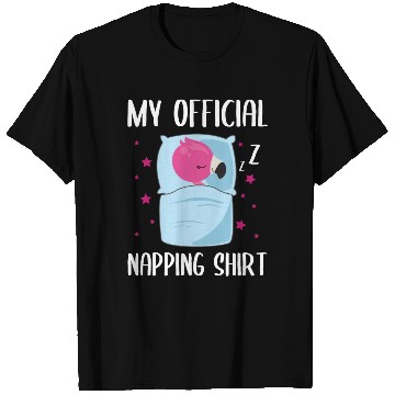 Discover My Official Napping T Shirts Flamingo Gift
