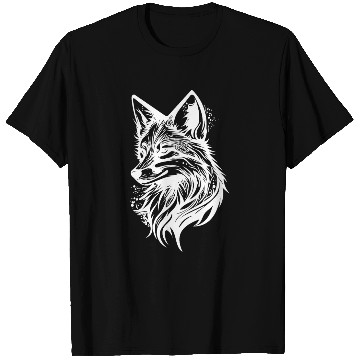 Discover Pretty Fox Portrait Tattoo Ink T Shirts