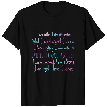 Discover "I am" Self Love Mantra T Shirts